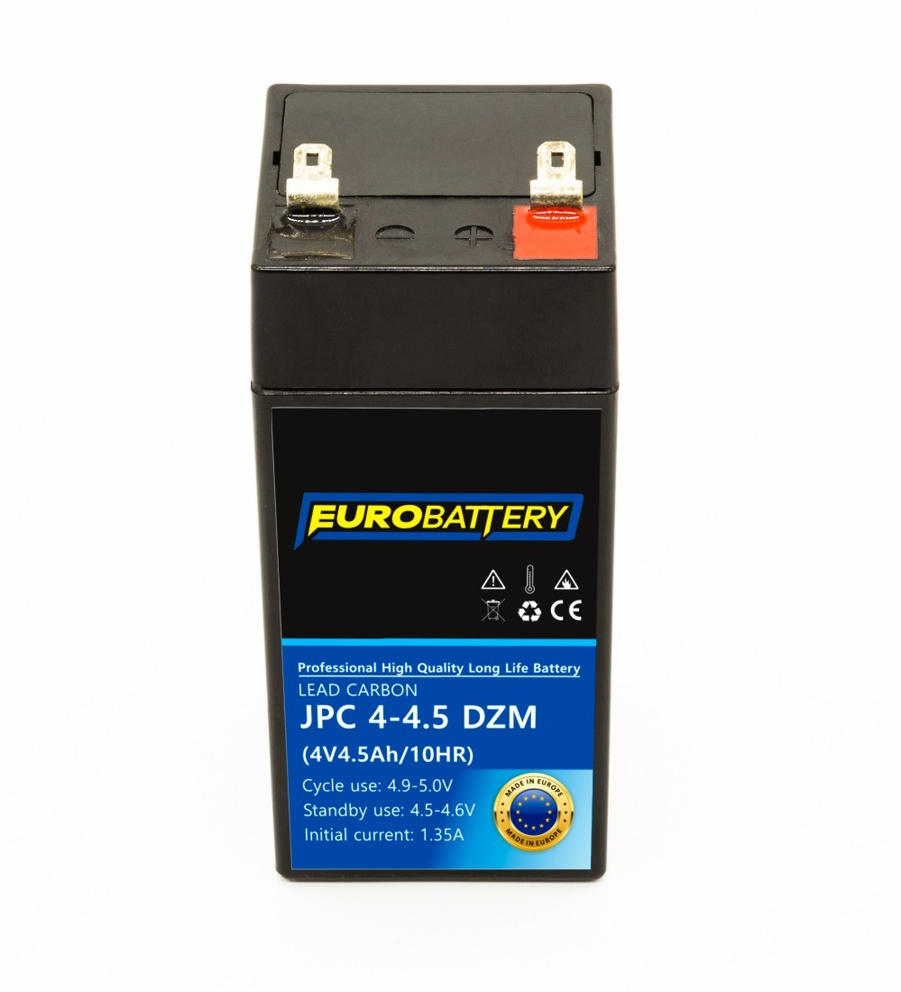 4v-4,5ah АКБ карбоновий EuroBattery JPC 4-4,5 DZM (4в 4.5Аг)
