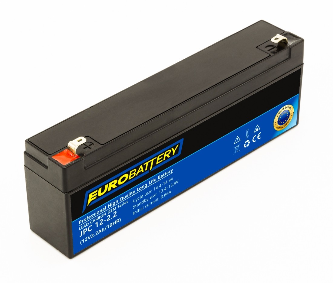 12v-2,2ah АКБ карбоновий EuroBattery JPC 12-2,2 DZM (12в 2.2Аг)