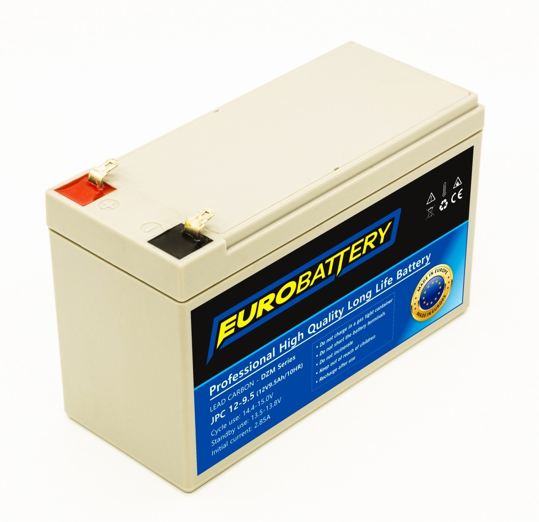 12v-9,5ah АКБ карбоновий EuroBattery JPC 12-9,5 DZM (12в 9.5Аг)