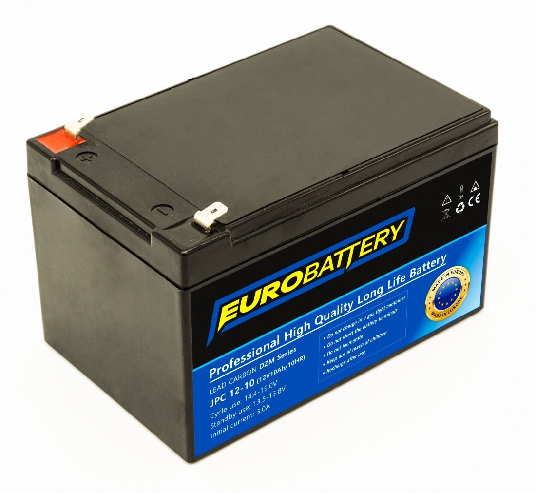 12v-10ah АКБ карбоновий EuroBattery JPC 12-10 DZM (12в 10Аг)