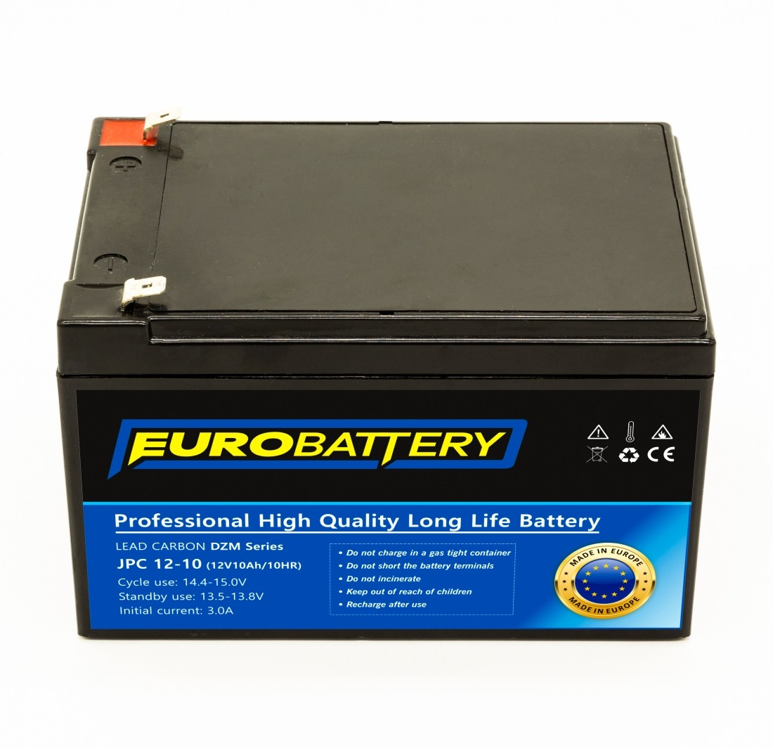 12v-10ah АКБ карбоновий EuroBattery JPC 12-10 DZM (12в 10Аг)