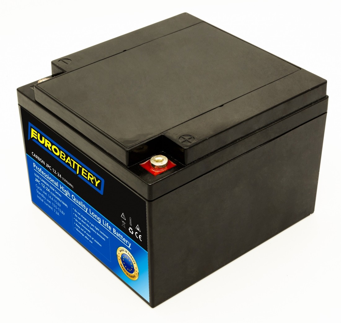 12v-24ah АКБ карбоновий EuroBattery JPC 12-24 DZM (12в 24Аг)