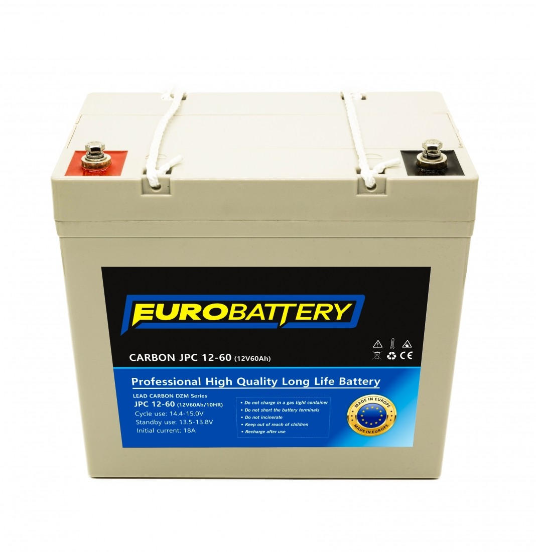 12v-60ah АКБ карбоновий EuroBattery JPC 12-60 DZM (12в 60Аг)