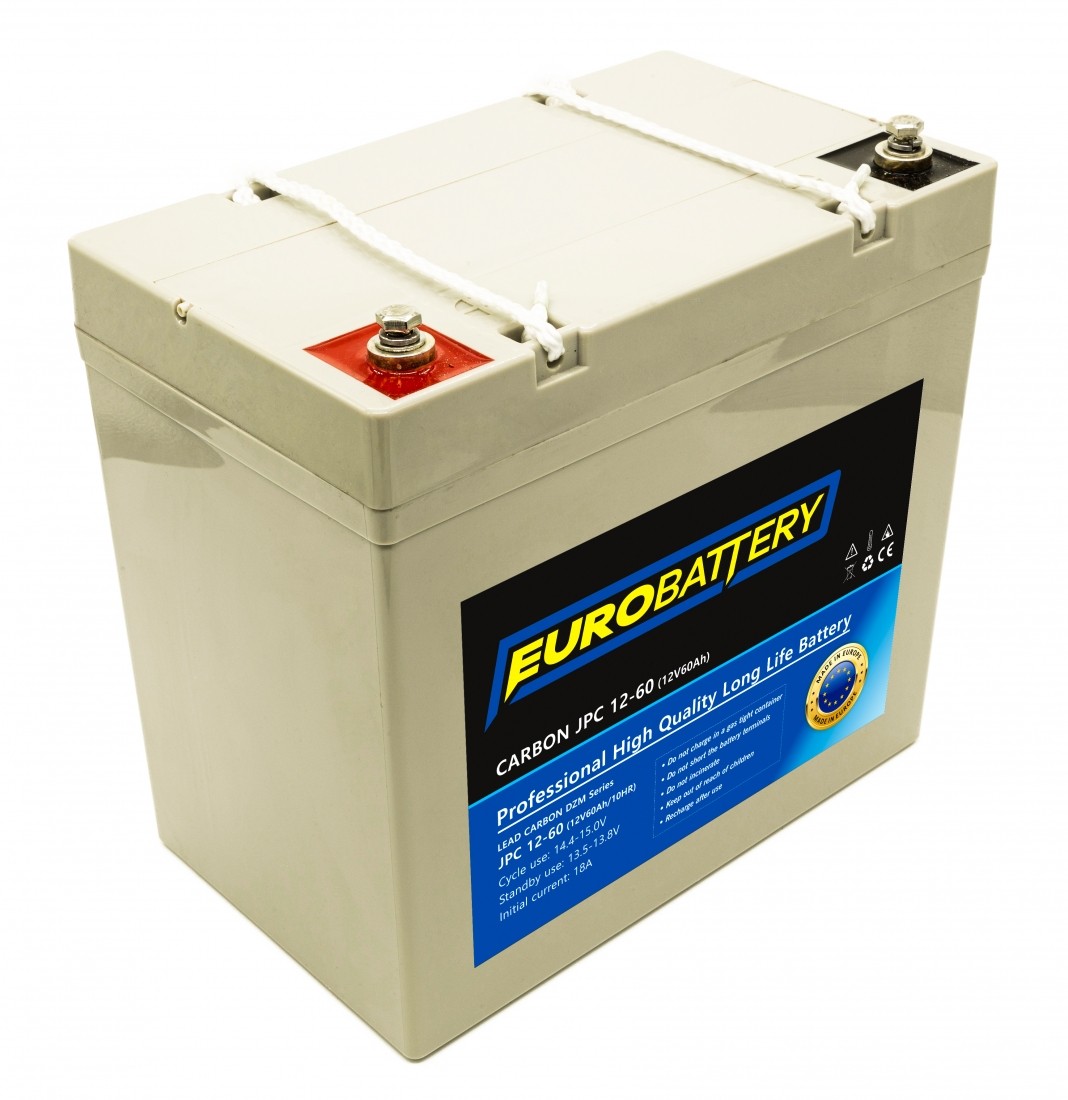 12v-60ah АКБ карбоновий EuroBattery JPC 12-60 DZM (12в 60Аг)