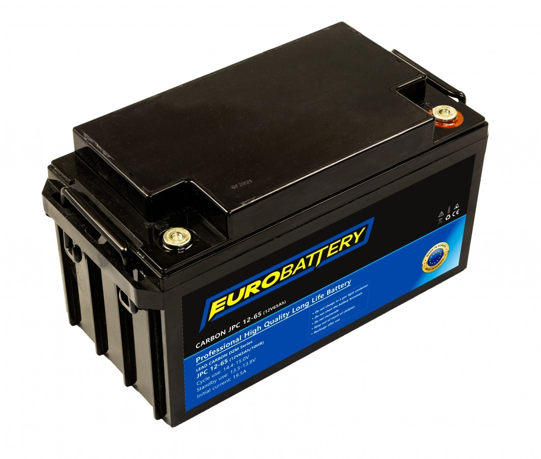 12v-65ah АКБ карбоновий EuroBattery JPC 12-65 DZM (12в 65Аг)