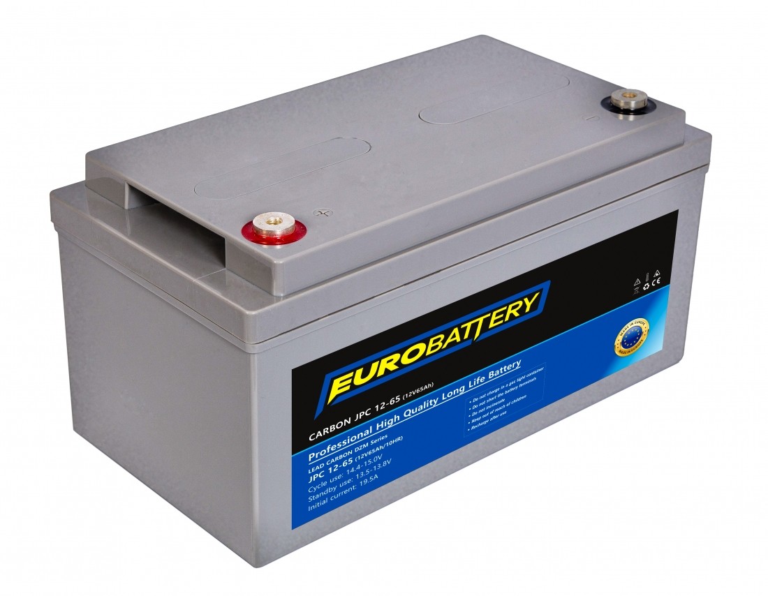12v-65ah АКБ карбоновий EuroBattery JPC 12-65 DZM (12в 65Аг)