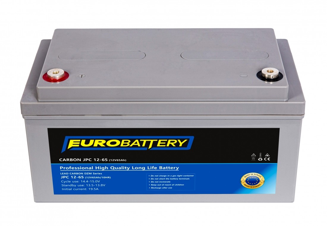 12v-65ah АКБ карбоновий EuroBattery JPC 12-65 DZM (12в 65Аг)