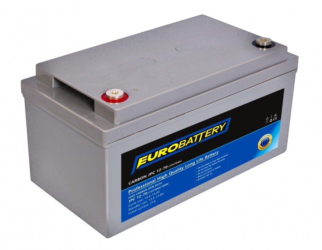 12v-70ah АКБ карбоновий EuroBattery JPC 12-70 DZM (12в70Аг)
