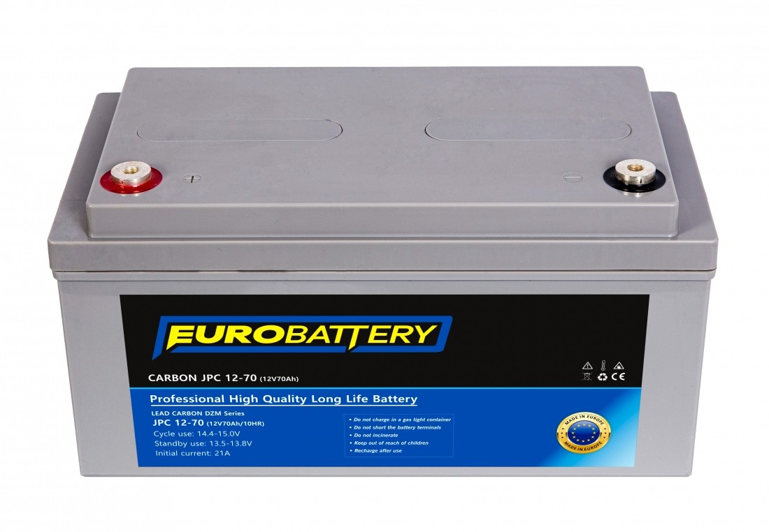 12v-70ah АКБ карбоновий EuroBattery JPC 12-70 DZM (12в70Аг)