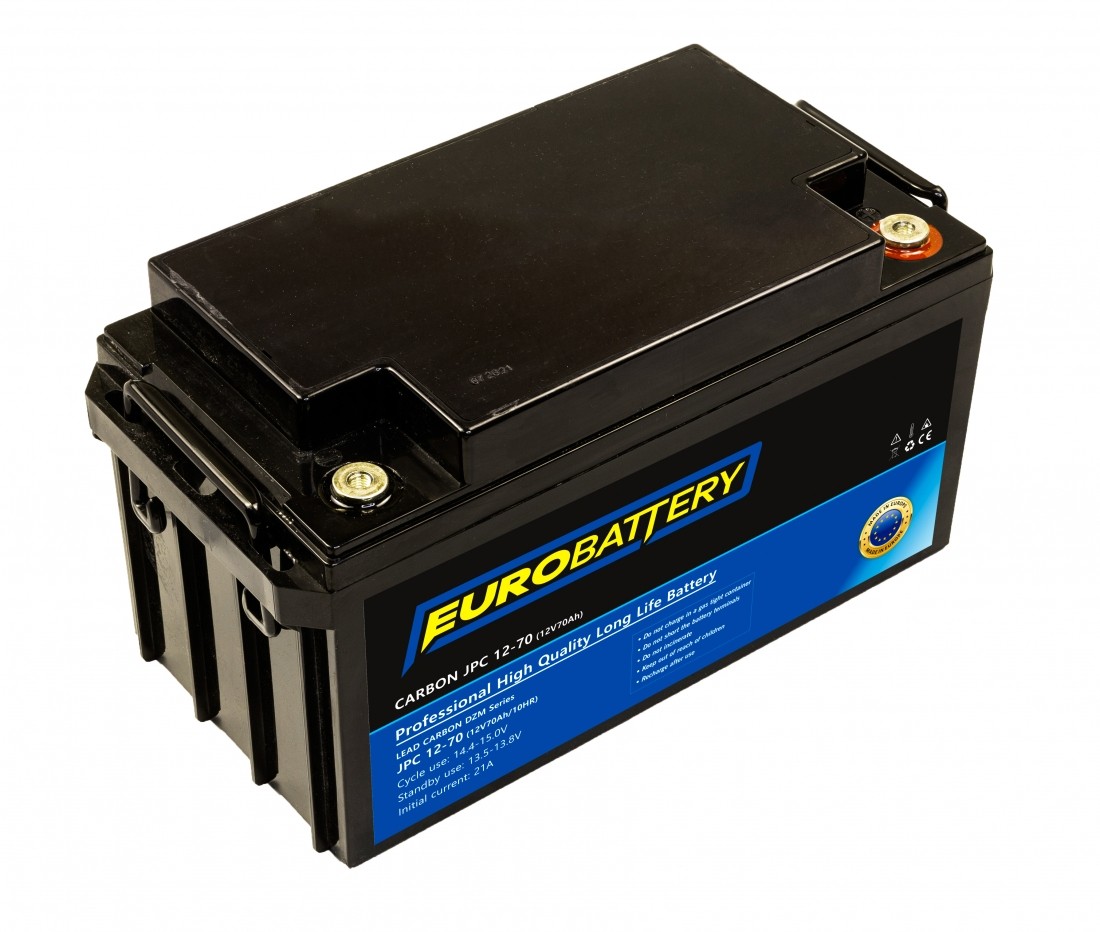12v-70ah АКБ карбоновий EuroBattery JPC 12-70 DZM (12в70Аг)