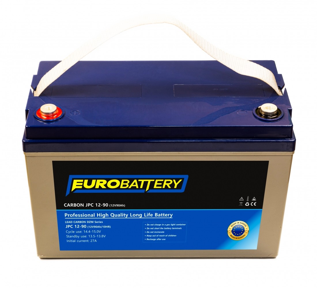 12v-90ah АКБ карбоновий EuroBattery JPC 12-90 DZM (12в 90Аг)