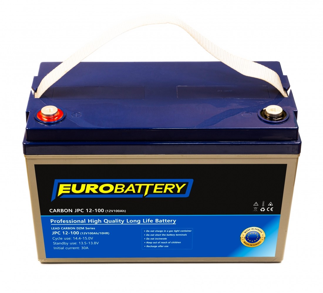 12v-100ah АКБ карбоновий EuroBattery JPC 12-100 DZM (12в 100Аг)