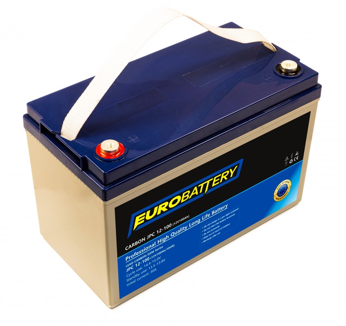 12v-100ah АКБ карбоновий EuroBattery JPC 12-100 DZM (12в 100Аг)