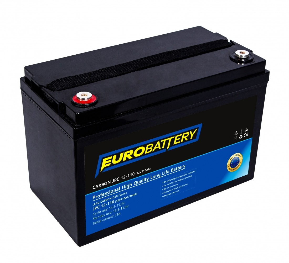 12v-110ah АКБ карбоновий EuroBattery JPC 12-110 DZM (12в 110Аг)
