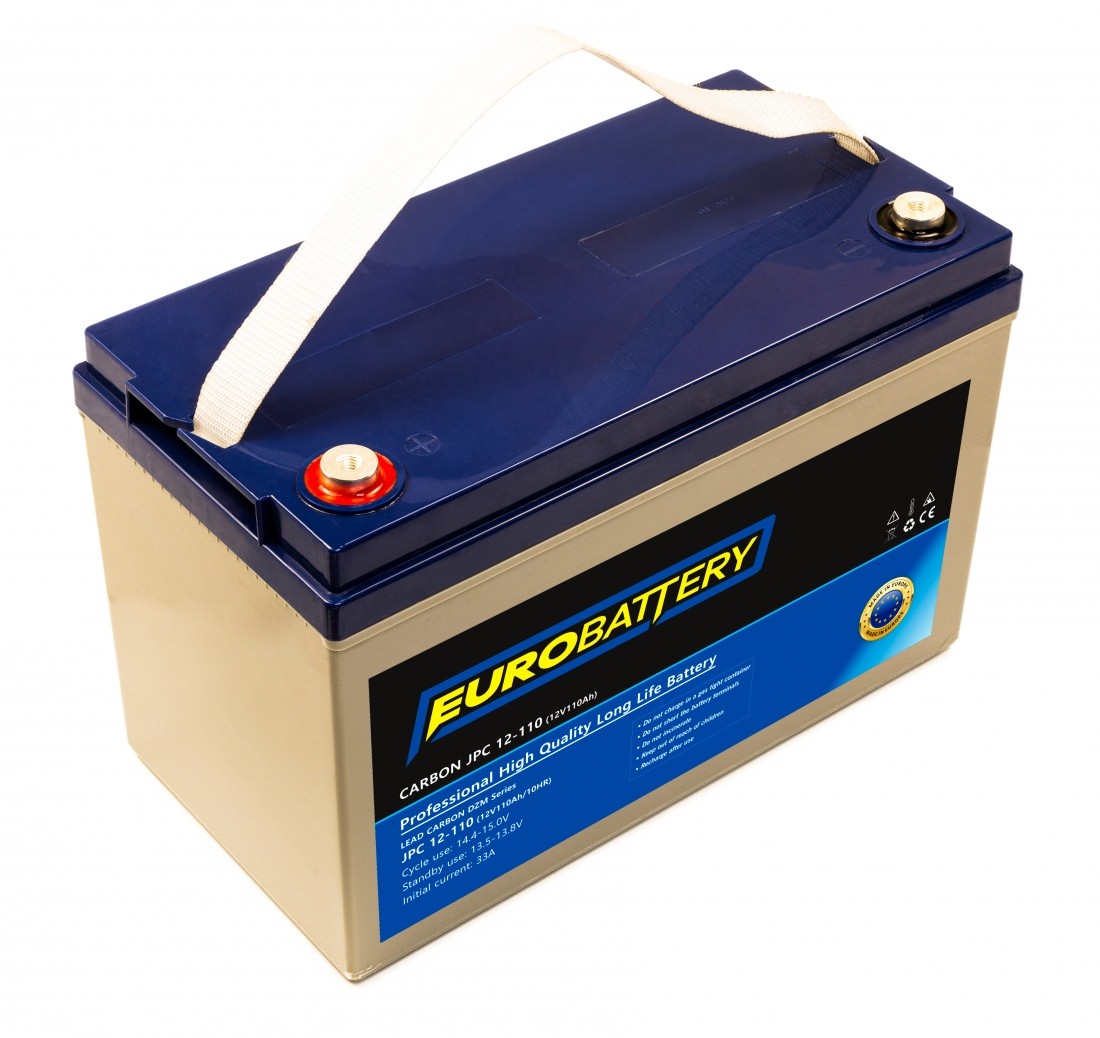 12v-110ah АКБ карбоновий EuroBattery JPC 12-110 DZM (12в 110Аг)