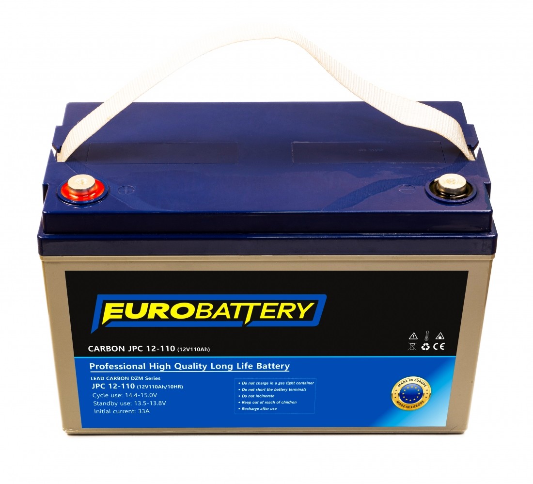 12v-110ah АКБ карбоновий EuroBattery JPC 12-110 DZM (12в 110Аг)