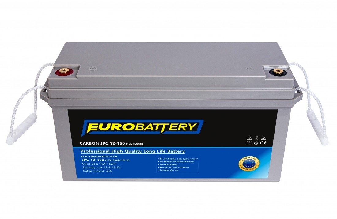 12v-150ah АКБ карбоновий EuroBattery JPC 12-150 DZM (12в 150Аг)