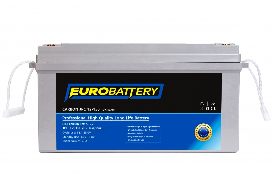 12v-150ah АКБ карбоновий EuroBattery JPC 12-150 DZM (12в 150Аг)