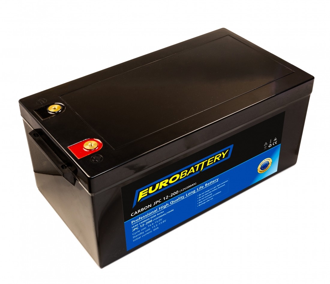 12v-200ah АКБ карбоновий EuroBattery JPC 12-200 DZM (12в 200Аг)