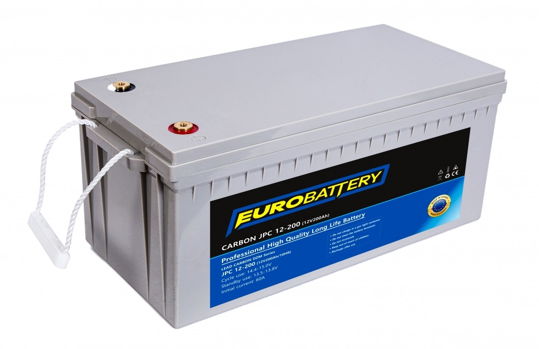 12v-200ah АКБ карбоновий EuroBattery JPC 12-200 DZM (12в 200Аг)