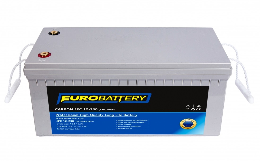 12v-230ah АКБ карбоновий EuroBattery JPC 12-230 DZM (12в 230Аг)