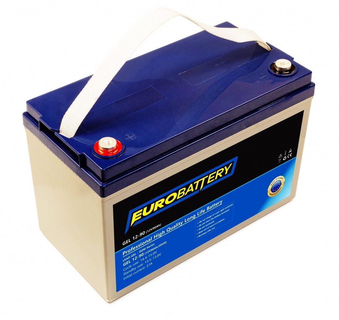 12v-90ah АКБ гелевий EuroBattery GEL 12-90 DZM (12в 90Аг)