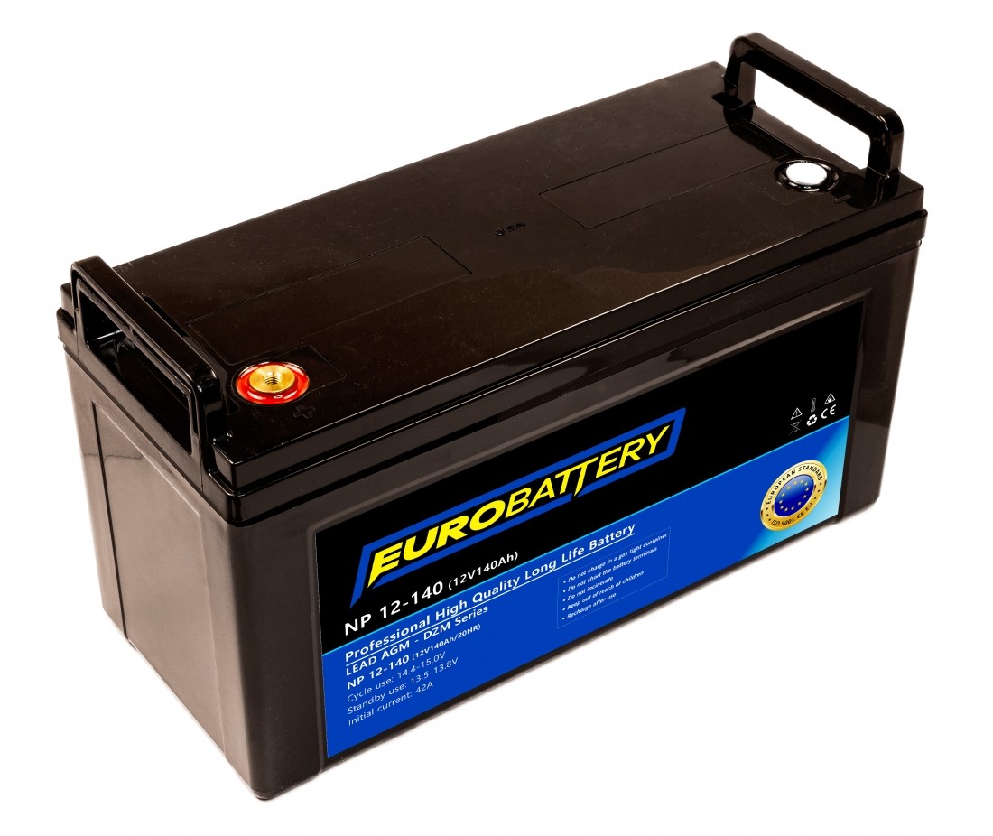 12v-140ah АКБ AGM EuroBattery NP 12-140 DZM (12в 140Аг)