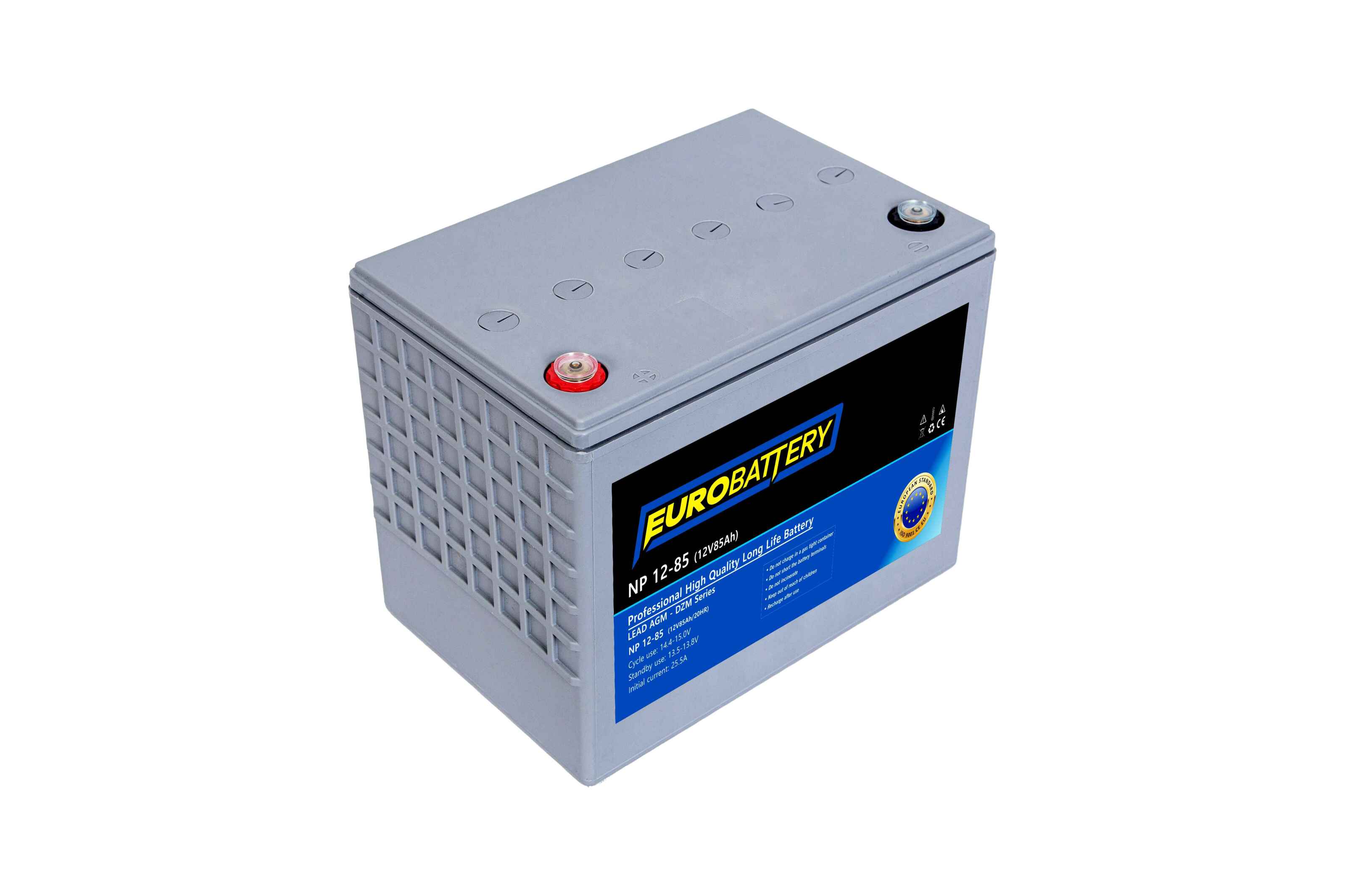 12v-85ah АКБ AGM EuroBattery NP 12-85 DZM (12в 85Аг)