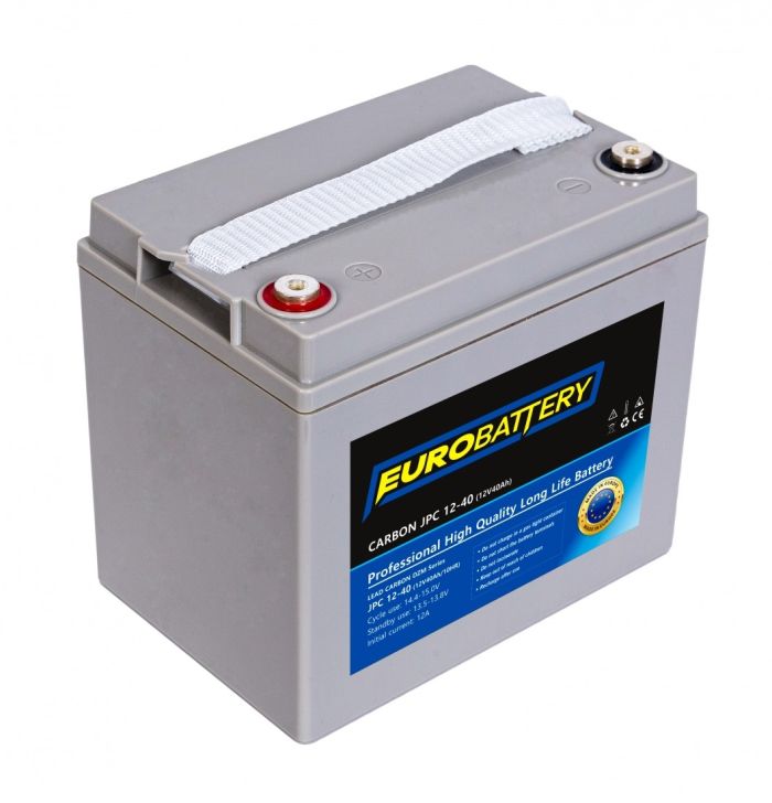 12v-40ah АКБ карбоновый EuroBattery JPC12-40 DZM (12в 40Ач)